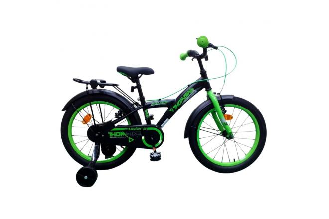 VOLARE - Gyermek kerékpár Volare Thombike - fiú - 18" - fekete zöld - két kézifék