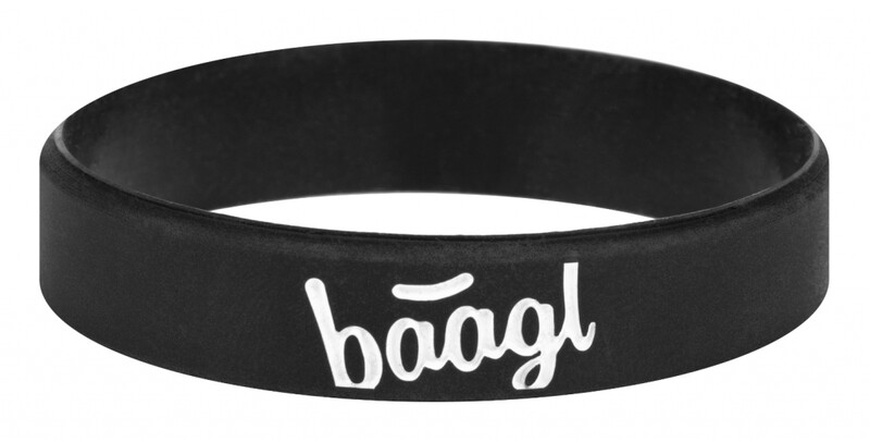 BAAGL - Világító logós karkötő Fekete