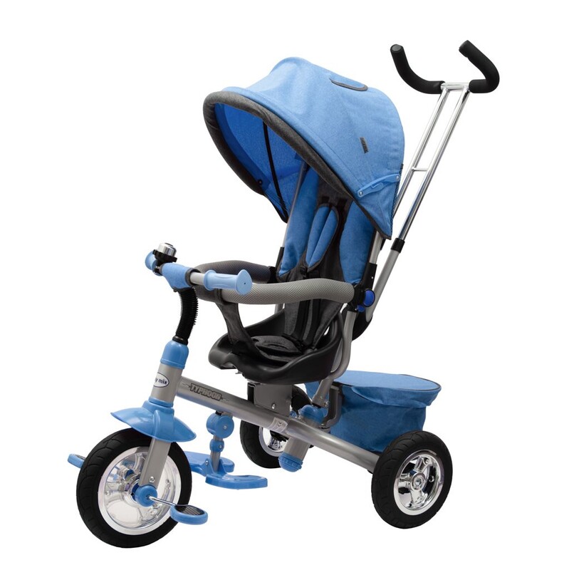 BABY MIX - Gyerek tricikli3az1-ben TYPHOON 360° kék