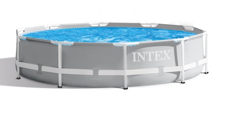 INTEX - Kerti medence 26702 Prism Frame 305 x 76 cm papírszűrős vízforgatóval