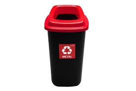 MAKRO - Különálló hulladékgyűjtő 45L piros