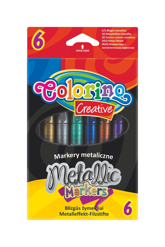 PATIO - Colorino metál filctollak 6db
