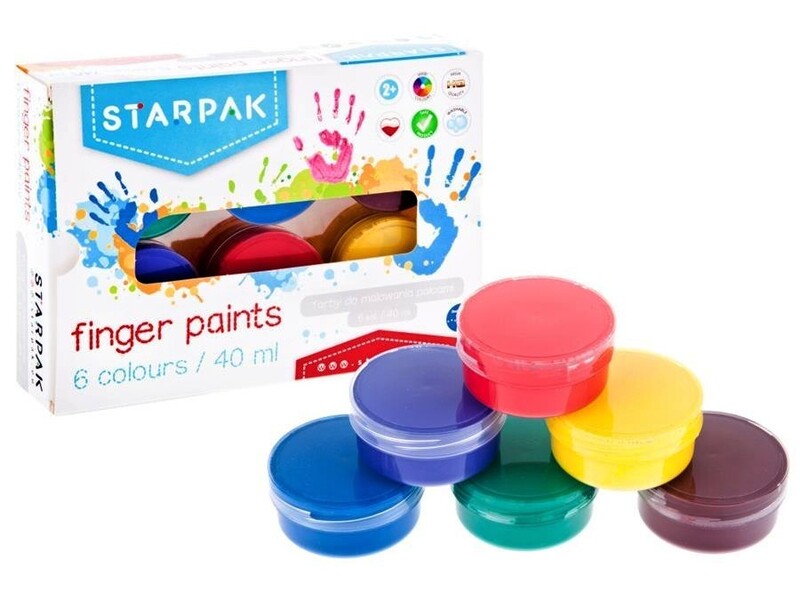 STARPAK - Festékek testre / kézre / ujjra / 6 szín 40ml