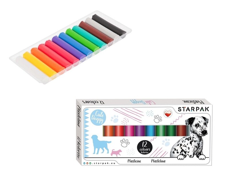 STARPAK - Gyurma 12 szín Cuties 20x9cm