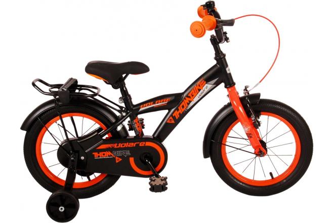 VOLARE - Gyermek kerékpár Volare Thombike - fiú - 14" - fekete narancssárga