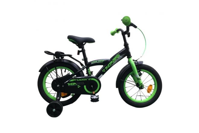 VOLARE - Gyermek kerékpár Volare Thombike - fiú - 14" - fekete zöld