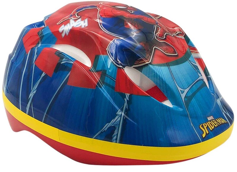 VOLARE - kerékpáros sisak Marvel Spiderman - kék piros - 51 - 55 cm