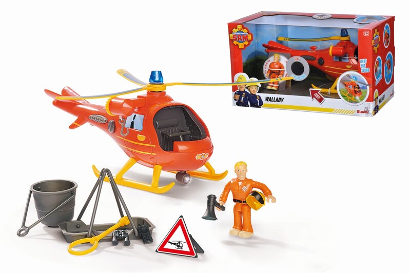 SIMBA - Tűzoltó Sam helikopter figurával