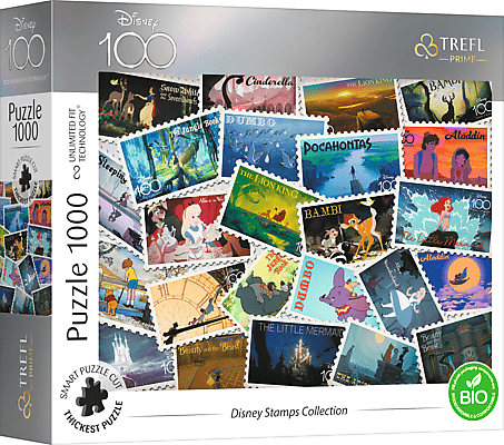 TREFL - Puzzle 1000 UFT - Disney / Disney bélyeggyűjtemény