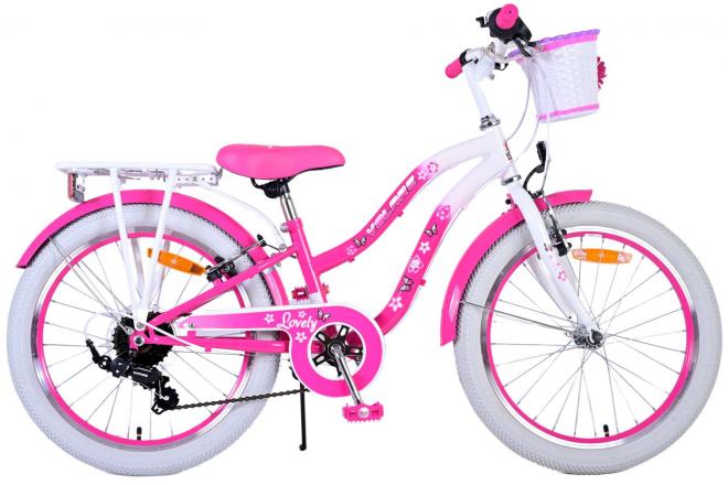 VOLARE - Gyermek kerékpár Volare Lovely - lányok - 20" - Pink - 6 sebesség