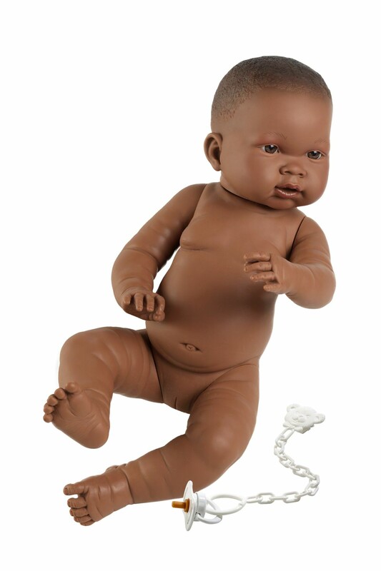 LLORENS - 45004 NEW BORN GIRL - valósághű baba teljes vinil testtel