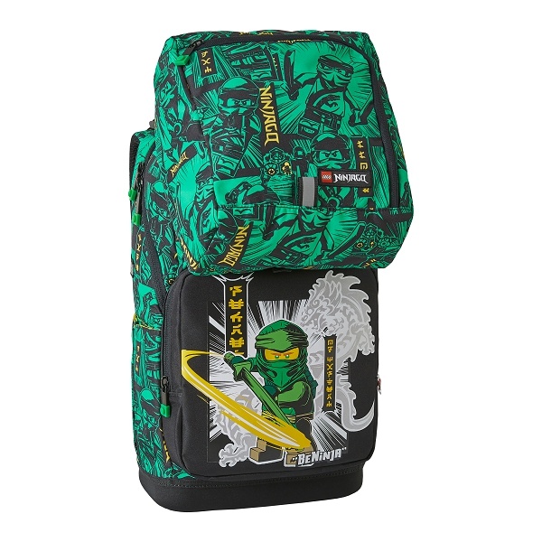 LEGO BAGS - Ninjago Green Optimo Plus - iskolai hátizsák