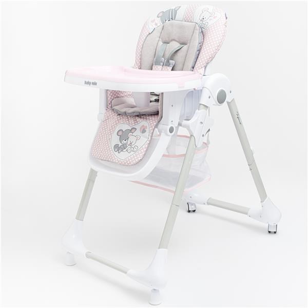 BABY MIX - Etetőszék Infant pink