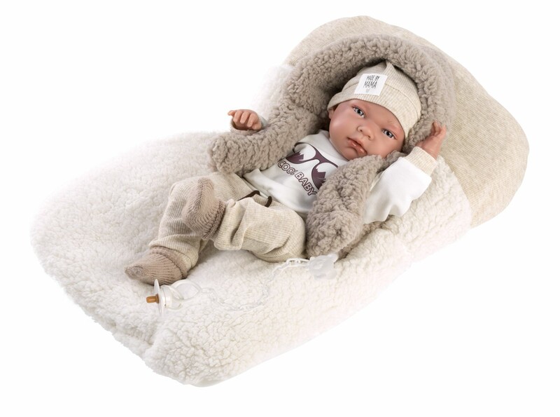 LLORENS - 73899 NEW BORN BOY - valósághű baba baba teljes bakelit testtel - 40