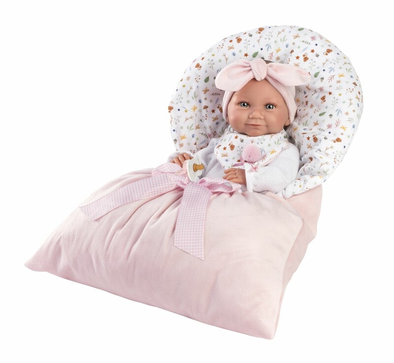 LLORENS - 73901 NEW BORN GIRL - valósághű baba baba teljes vinil testtel - 40 cm
