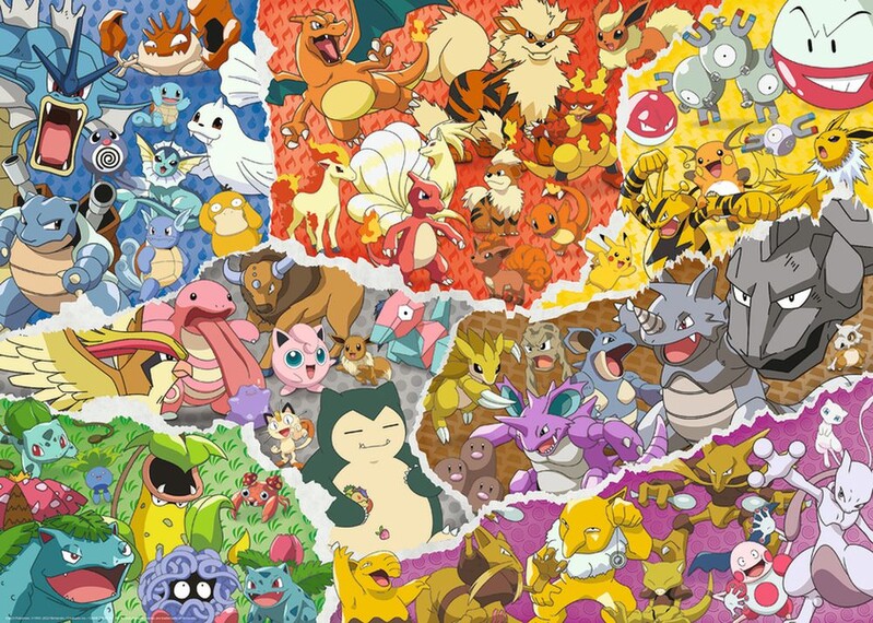 RAVENSBURGER - Pokemon 1000 darab