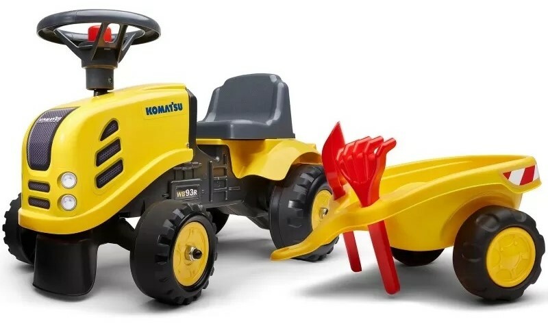 FALK -  Baby Komatsu traktor oldalkocsival