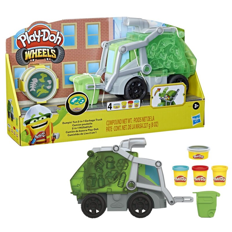 HASBRO - Play-Doh söprögető autó 2 az 1-ben