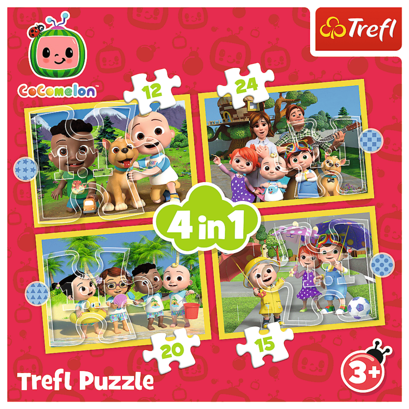 TREFL -  Puzzle 4v1 - Cocomelon