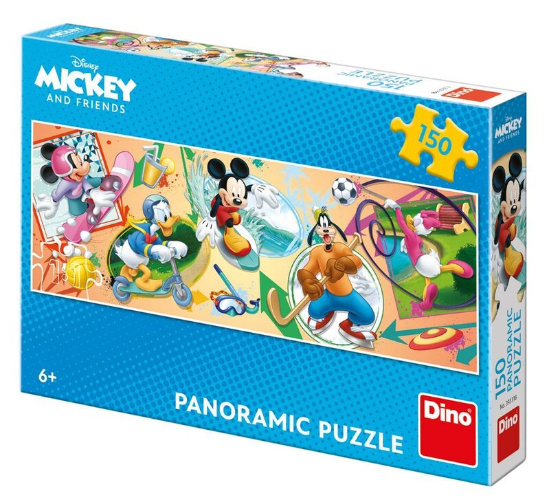 DINOTOYS - MICKEY 150 panorámás puzzle