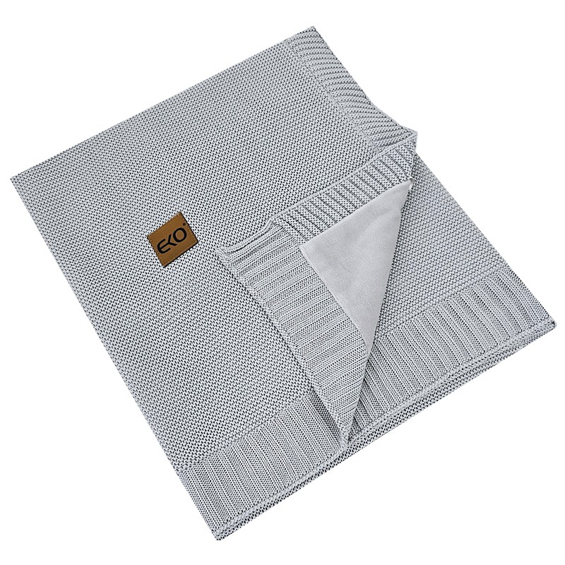 EKO - Bambusz takaró velúr béléssel Grey 100x80 cm