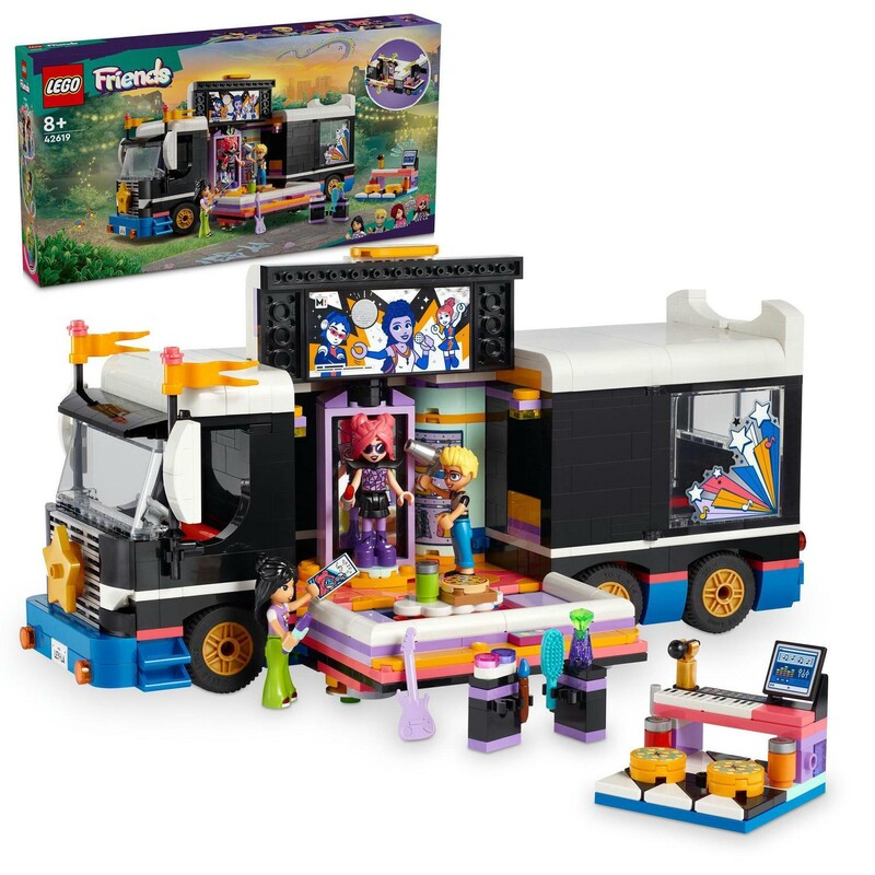 LEGO -  Friends 42619 Pop Star Tour busz