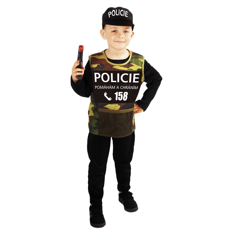 RAPPA - Gyermek jelmez Police (S) e-csomagolás