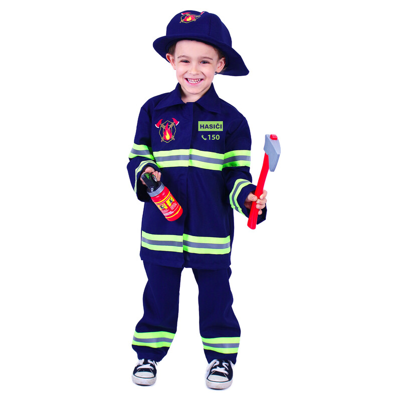 RAPPA - Gyermek jelmez tűzoltó cseh nyomtatással (L) e-csomagban