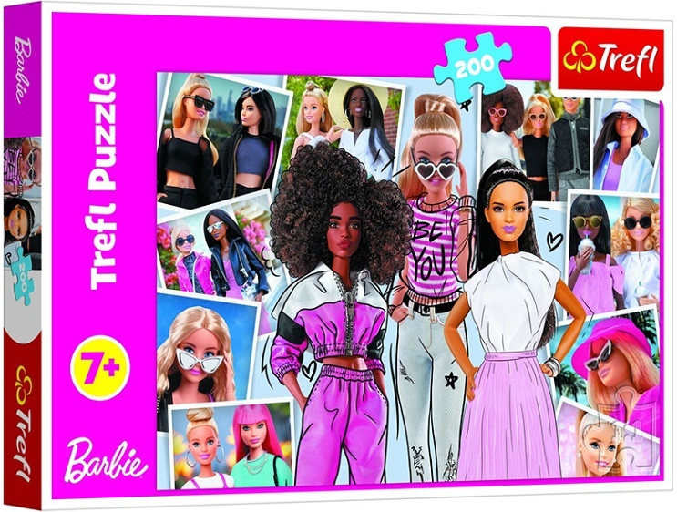 TREFL - Puzzle 200 - A Barbie világában / Mattel