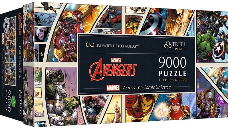 TREFL - Puzzle UFT Marvel Avengers: A komikus univerzumban 9000 darab