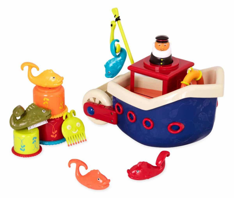 B-TOYS - Fish & Splish kapitány csónakja