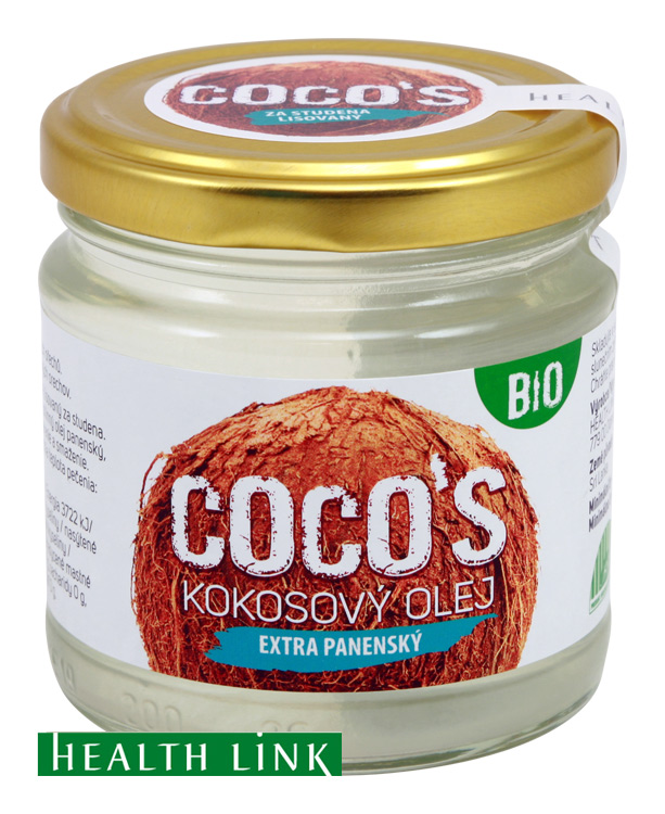 HEALTH LINK - Bio kókuszolaj 200 ml