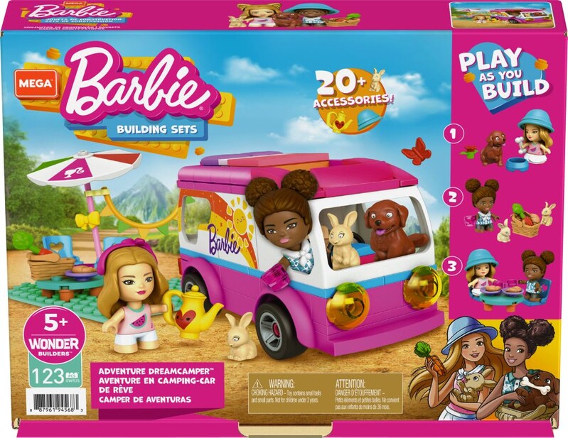 MATTEL - Mega Construx Barbie kalandos lakókocsi álomkamion
