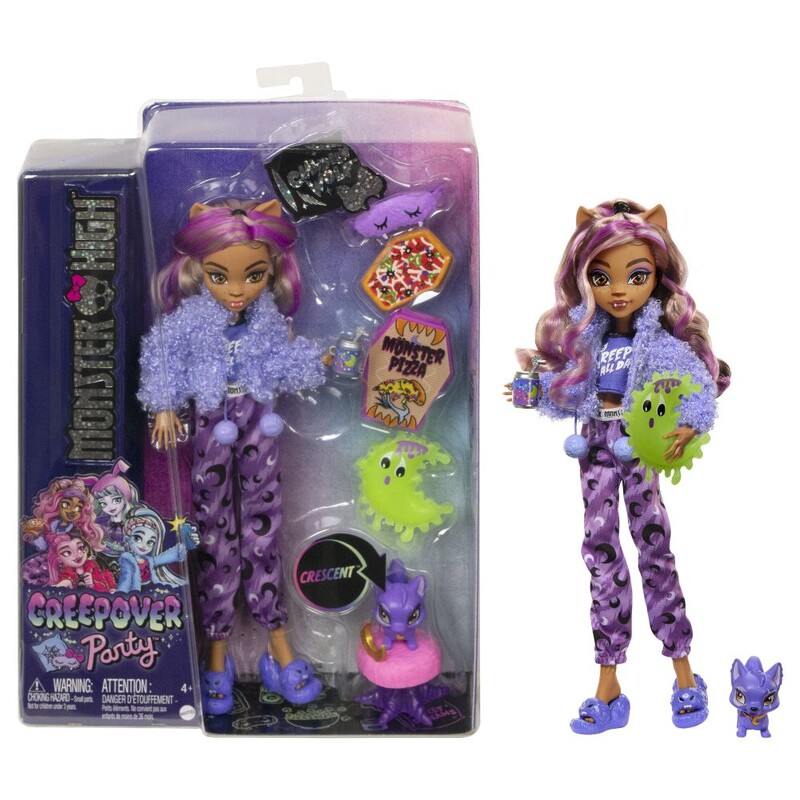 MATTEL - Monster High Creepover Party Baba - Clawdeen