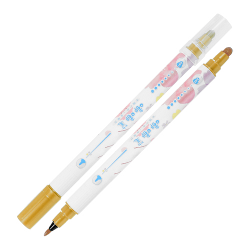 M&G - Kétoldalas marker Sakura tollal - Fémes