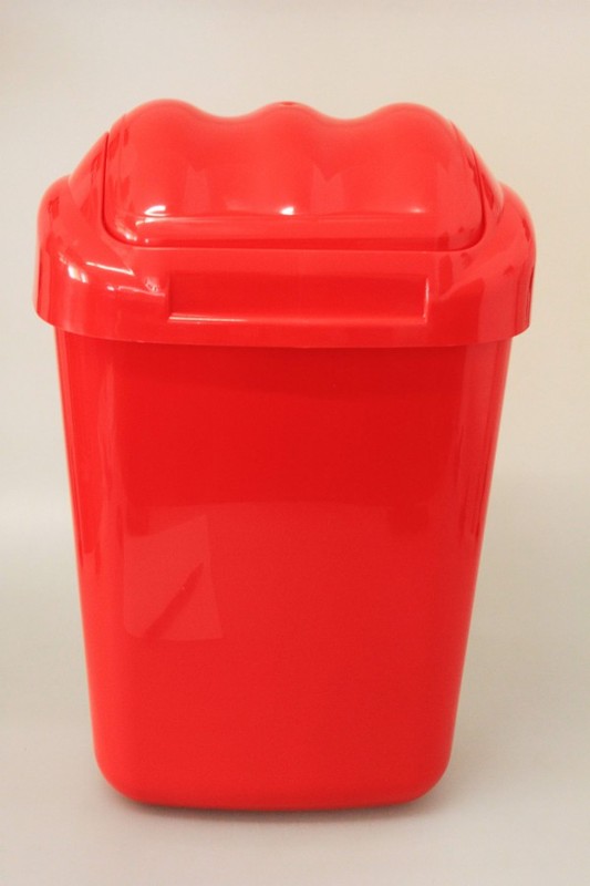 PLAFOR - Műanyag hulladékkosár Fala 30 l - piros