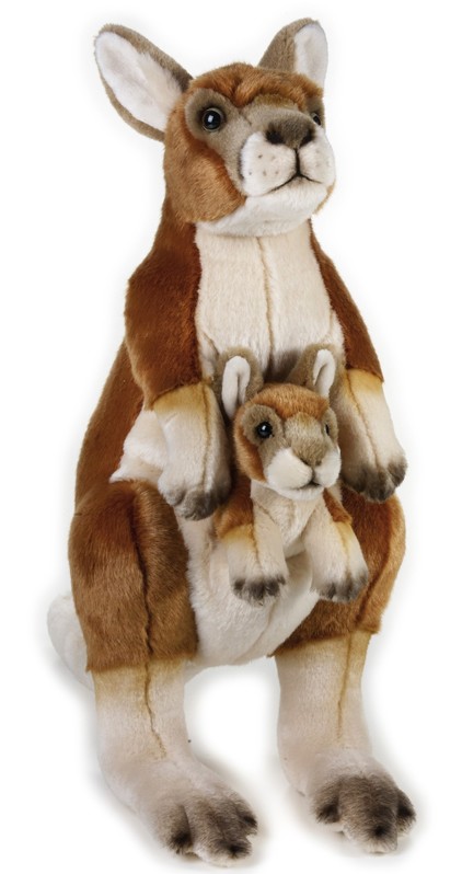LELLY - National Geographic Animals Ausztráliából 770762 Kenguru babával - 44 cm