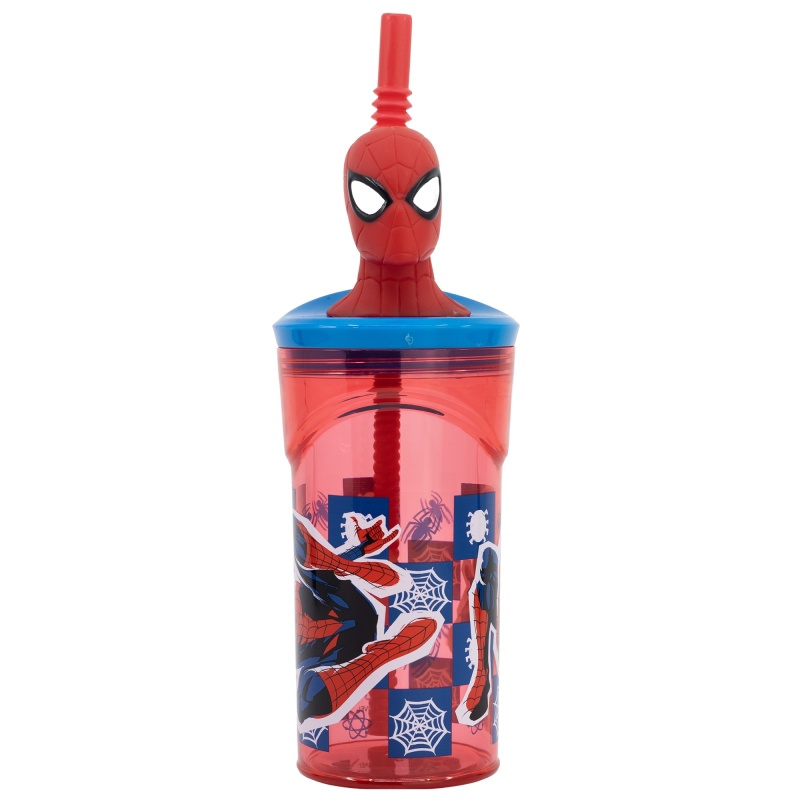STOR - 3D műanyag pohár figurával Spiderman