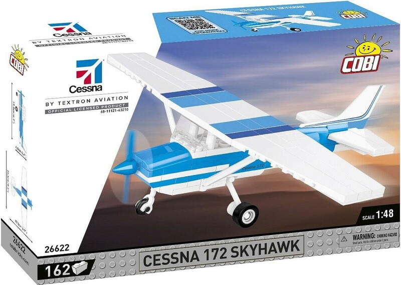 COBI - Cessna 172 Skyhawk-fehér-kék