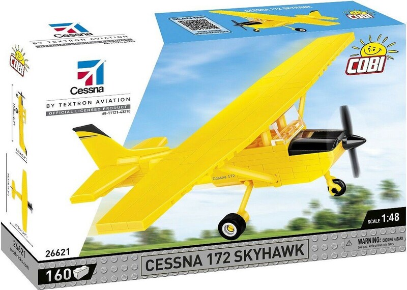COBI - Cessna 172 Skyhawk-sárga
