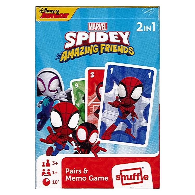 JUNIOR - Játékkártyák - Fekete Péter / Pexeso (2 az 1-ben) Spiderman