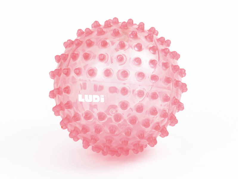 LUDI - Érzékszervi labda rózsaszín