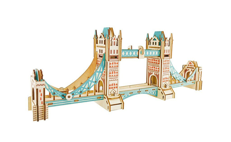 RAPPA - Woodcraft 3D-s fa puzzle Tower Bridge