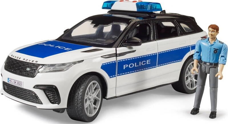 BRUDER - 2890 Range Rover Velar Police figurával