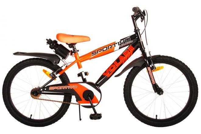 VOLARE - Sportivo gyerekkerékpár - Fiúk - 18 colos - Neon Orange Black - Két kézifék